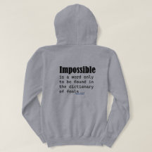 Imposible Sólo Se Encuentra Palabra En El Dicciona