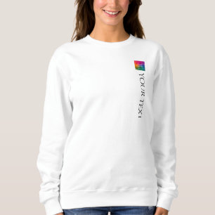 Sudadera Impresión a Doble Cara Mujer Moderna Elegante De M