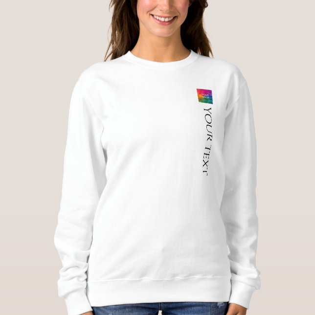 Sudadera Impresión a Doble Cara Mujer Moderna Elegante De M (Anverso)