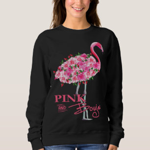 Sudadera Impresión de flamenco lindo rosa y boujee
