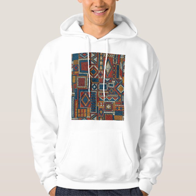 Sudadera Impresión de imagen con barniz de estilo de mosaic (Anverso)
