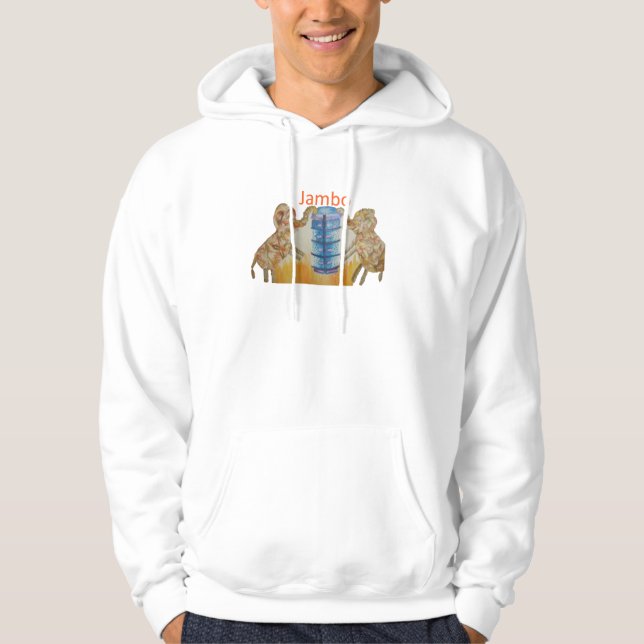 Sudadera Impresión de Jambo Jumbo African Kids Elephants (Anverso)