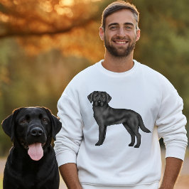 Sudadera Impresión de perro de dibujos animados de color ne
