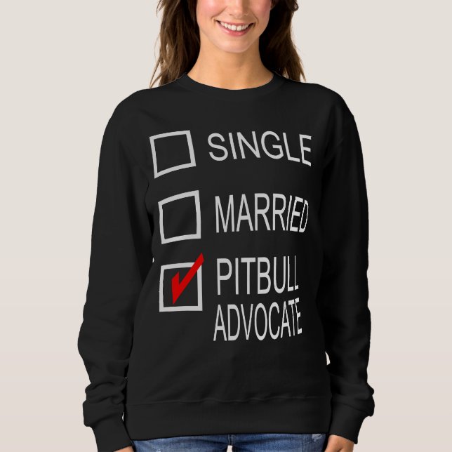 Sudadera Impresión de Pitbull Advocate (Anverso)