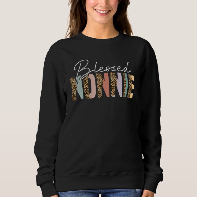 Sudadera Impresión del leopardo de Nonnie Cute (Anverso)