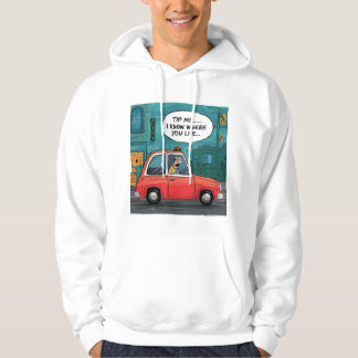 Sudadera Impresión divertida | "Sugerencia, sé dónde vives"