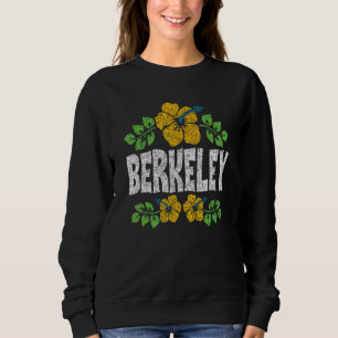 Sudadera Impresión en color deteriorado de flores de Berkel