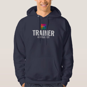 Sudadera Impresión frontal y posterior de los hombres entre
