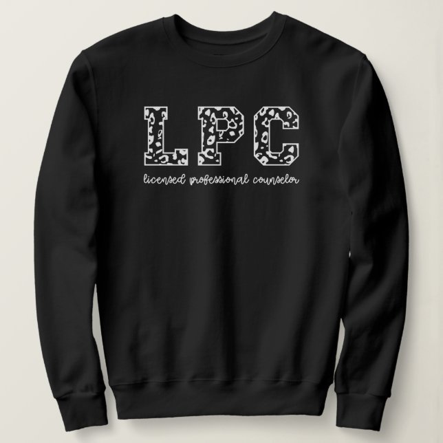 Sudadera Impresión Leopard, Consejero Profesional con licen (Anverso del diseño)