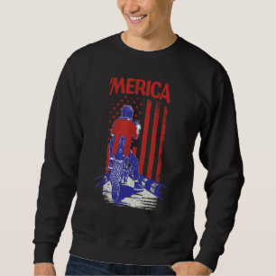Sudadera Impresionante 4 De Julio Abraham Lincoln Gafas De 
