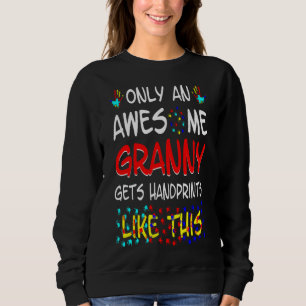 Sudadera Impresionante Abuela Recibe Huellas Como Este Auti