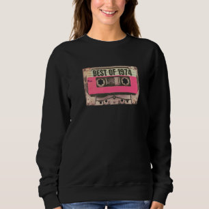 Sudadera Impresionante Álbum Mezcla Vintage Mejor De 1974 R