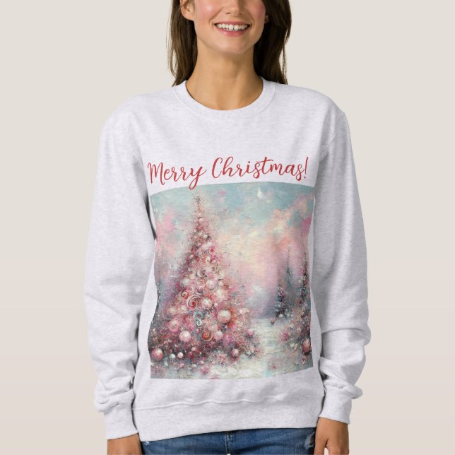 Sudadera Impresionante árbol de Navidad (Anverso)