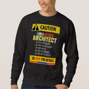 Sudadera Impresionante Arquitecto Retirado Vea A La Esposa