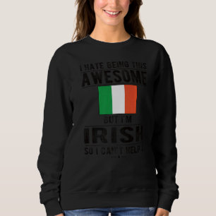 Sudadera Impresionante bandera irlandesa irlandesa raíces 1