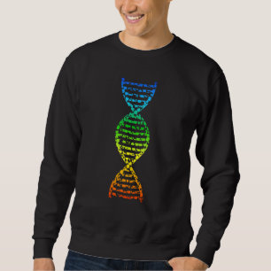 Sudadera Impresionante Biología Colorido ADN Genética Mujer