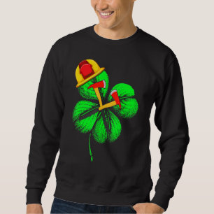 Sudadera Impresionante bombero del Día de San Patricio Sham