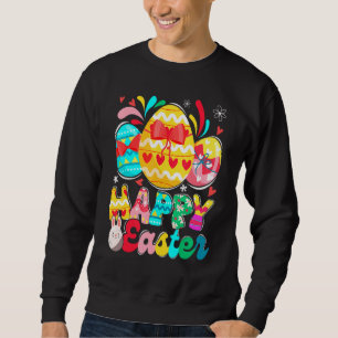 Sudadera Impresionante caza de huevos conejo Pascua Feliz D