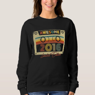 Sudadera Impresionante cinta de cassette retro 2016 7º día 