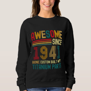 Sudadera Impresionante desde 1941 Vintage 83rd Birthday Men