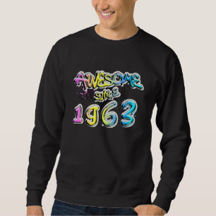 Sudadera Impresionante Desde 1963 Motivo de Grafiti