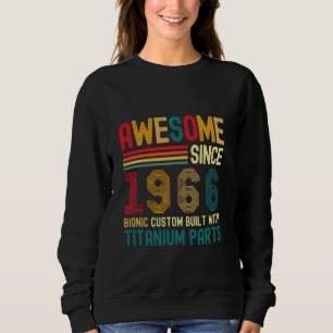 Sudadera Impresionante desde 1966 Vintage 58th Birthday Men