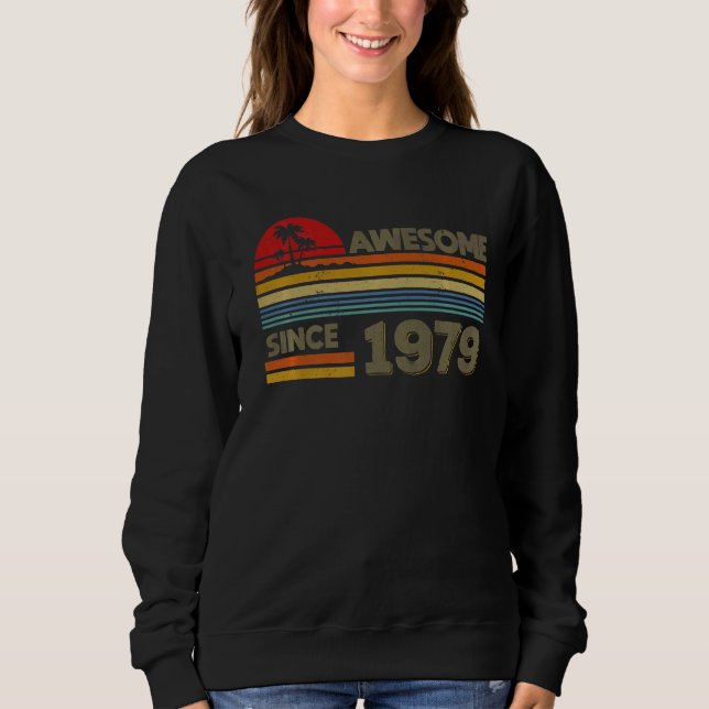 Sudadera Impresionante desde 1979 43º cumpleaños 43 años (Anverso)