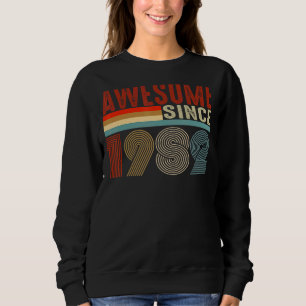 Sudadera Impresionante desde 1982 40 años de edad 40 años d