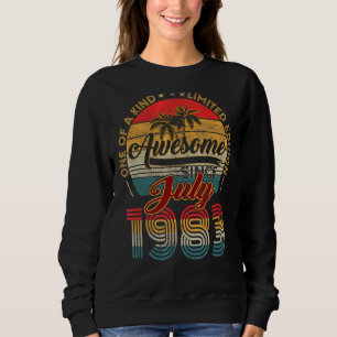 Sudadera Impresionante desde 1983 Nacido en julio de 1983 3