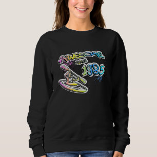 Sudadera Impresionante desde 1985 Graffiti de Kayak Kayaker