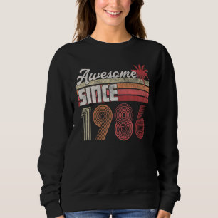 Sudadera Impresionante desde 1986 36 cumpleaños Gif Retro V