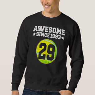 Sudadera Impresionante desde 1993 Tenis 29º cumpleaños 29 a
