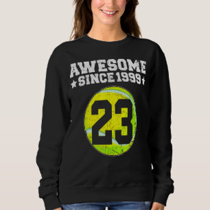 Sudadera Impresionante desde 1999 Tenis 23 cumpleaños 23 añ