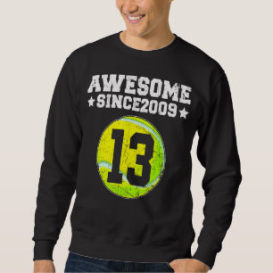 Sudadera Impresionante desde 2009 Tenis 13º cumpleaños 13 a