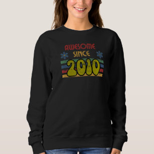 Sudadera Impresionante desde 2010 años de edad Distres retr