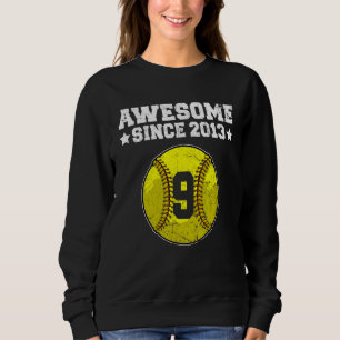 Sudadera Impresionante desde 2013, Noveno cumpleaños, 9 año