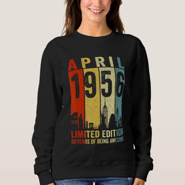 Sudadera Impresionante desde abril de 1956 66ª Renta de Vin (Anverso)