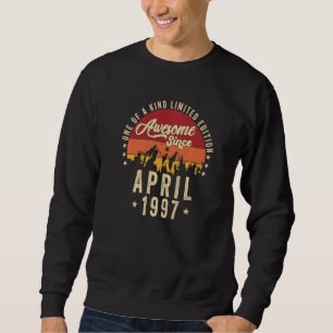 Sudadera Impresionante desde abril de 1997 Vintage cumpleañ