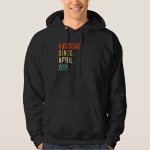 Sudadera Impresionante desde abril de 2011 Vintage 11th Bir