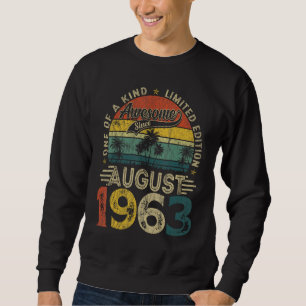 Sudadera Impresionante Desde Agosto 1963 Vintage Hombres C