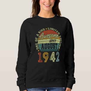 Sudadera Impresionante desde agosto de 1942 80 años de edad