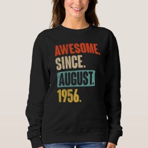 Sudadera Impresionante desde agosto de 1956 66 años 66º nac