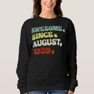 Sudadera Impresionante desde agosto de 1959 por 63 cumpleañ