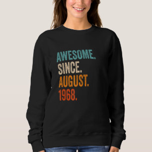 Sudadera Impresionante desde agosto de 1968 55º cumpleaños