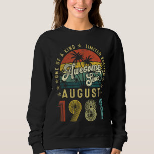 Sudadera Impresionante desde agosto de 1981 Vintage 41st Bi