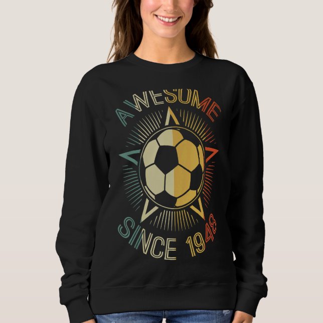 Sudadera Impresionante desde el cumpleaños del equipo de re (Anverso)