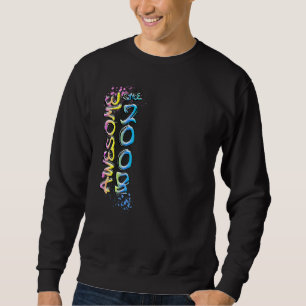 Sudadera Impresionante desde el motivo del graffiti del 200