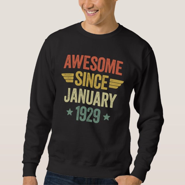 Sudadera Impresionante desde enero de 1929 (Anverso)