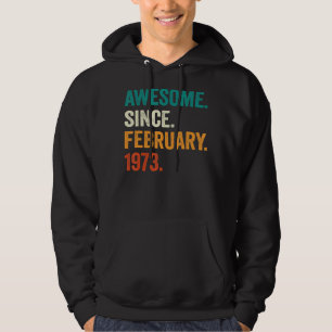 Sudadera Impresionante desde febrero de 1973 50 regalos de