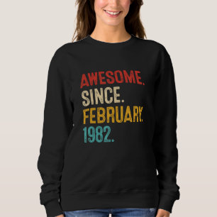 Sudadera Impresionante desde febrero de 1982 41er cumpleaño
